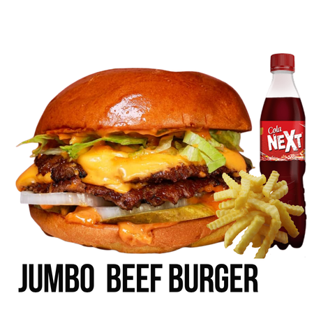 JUMBO BEEF BURGER 