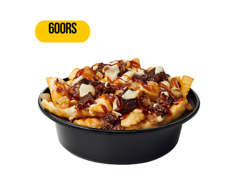 Fried chick loaded fries